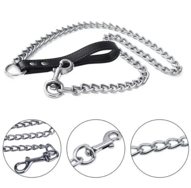 1.2m Metal Chain Dog Lead